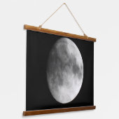 雲吹の過去ザ・ムーン | Moon写真 吊り下げ型タペストリー (傾斜あり)