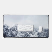 雲威厳のある山 デスクマット (キーボード&マウス)