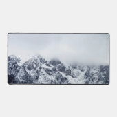 雲威厳のある山 デスクマット (正面)