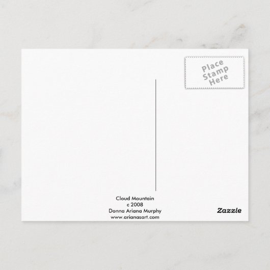 雲山 ポストカード (裏面)