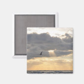 雲感動的磁石のSun Beams穴 マグネット (正面/裏面)