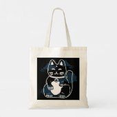 雲日本のの猫 トートバッグ (裏面)