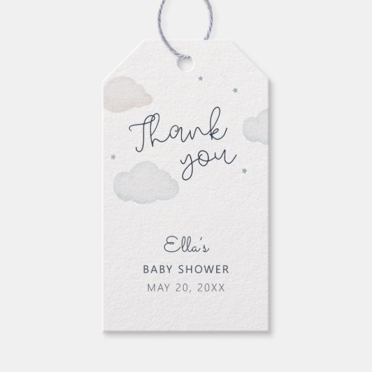 雲星ありがとう ギフトタグ (正面)