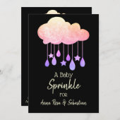 *~*雲星雨滴散布招待状 招待状 (正面/裏面)