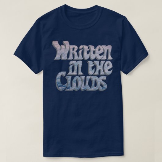 雲書の中で Tシャツ (デザイン正面)