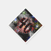 雲母のナプキンで40回目の誕生日を迎える花火 スタンダードカクテルナプキン (角)