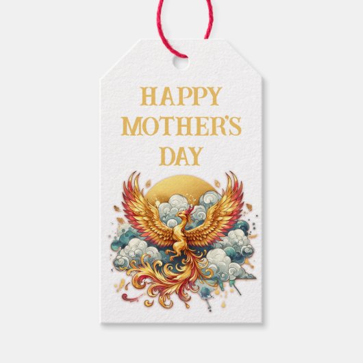 雲母の日のフェニックス | ギフトタグ (正面)