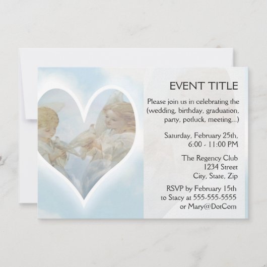 雲気にの中でハルブとの関心を抱く。 招待状 (正面)