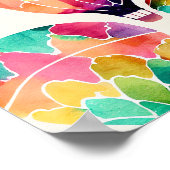 雲水カラー温風船アートプリント ポスター (角)