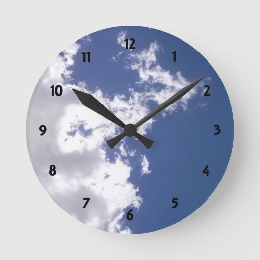 雲火 ラウンド壁時計 (正面)