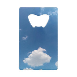 雲独身の雲 クレジットカード栓抜き