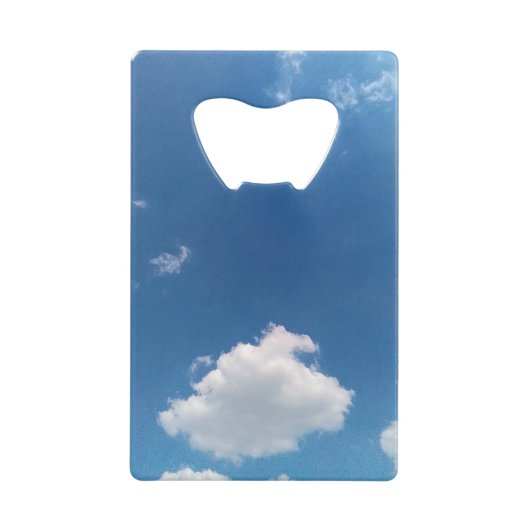 雲独身の雲 クレジットカード栓抜き (正面)