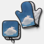 雲独身の雲 鍋つかみ&鍋敷きセット (正面/裏面)