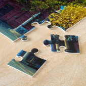 雲王室のと青空の青い城 ジグソーパズル (側面)