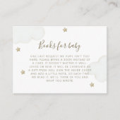 雲男女兼用と星のベビー エンクロージャーカード (正面)