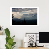 雲疑問に思 ポスター (ホームオフィス)