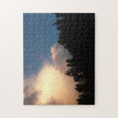 雲白熱［赤熱］光を放つ ジグソーパズル (縦)