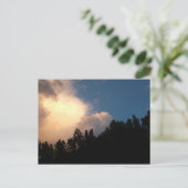 雲白熱［赤熱］光を放つ ポストカード (スタンド正面)