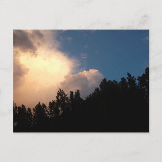 雲白熱［赤熱］光を放つ ポストカード (正面)