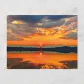 雲白熱［赤熱］光を放つ ポストカード (正面)