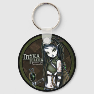"雲破烈"のSteampunkのAviatrixの妖精Keychain キーホルダー