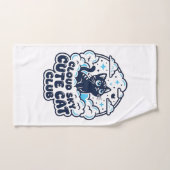 雲空かわいい猫ペット愛好家Tシャツアート - 雲空 ハンドタオル (ハンドタオル)