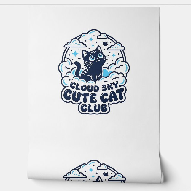 雲空かわいい猫ペット愛好家Tシャツアート - 雲空 壁紙 (ほどく)