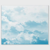 雲空の漫画のベクトルイメージ ラッピングペーパー (フラット)