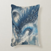 雲素晴らしに囲まれた竜 アクセントクッション (正面(垂直))