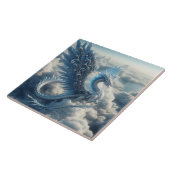 雲素晴らしに囲まれた竜 タイル (側面)