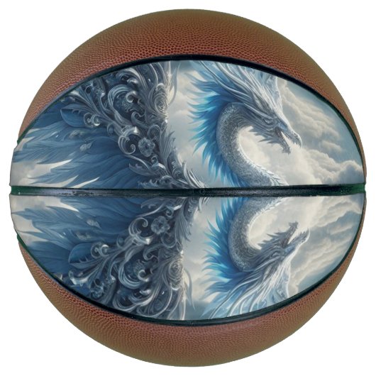 雲素晴らしに囲まれた竜 バスケットボール (正面)