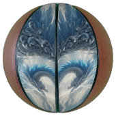 雲素晴らしに囲まれた竜 バスケットボール (縦)