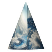 雲素晴らしに囲まれた竜 パーティーハット (裏面)