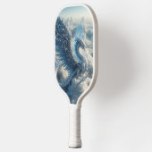 雲素晴らしに囲まれた竜 ピックルボールラケット (左)