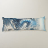 雲素晴らしに囲まれた竜 ボディピロー (裏面)