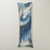 雲素晴らしに囲まれた竜 ボディピロー (正面縦)