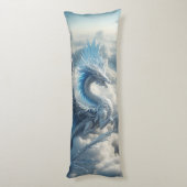 雲素晴らしに囲まれた竜 ボディピロー (裏面 (縦))