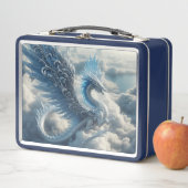 雲素晴らしに囲まれた竜 メタルランチボックス (インサイチュ)