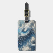 雲素晴らしに囲まれた竜 ラゲッジタグ (正面縦)