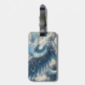 雲素晴らしに囲まれた竜 ラゲッジタグ (裏面縦)