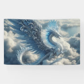 雲素晴らしに囲まれた竜 横断幕 (横)