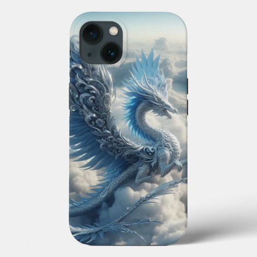 雲素晴らしに囲まれた竜 Case-Mate iPhoneケース (裏面)