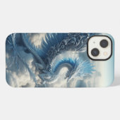 雲素晴らしに囲まれた竜 iPhoneケース (裏面横)