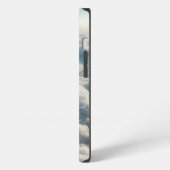 雲素晴らしに囲まれた竜 iPhoneケース (左側面)