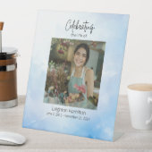 雲葬式お祝いのライフサイン 台座サイン (インサイチュ)