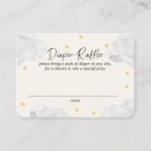 雲赤男女兼用ちゃんシャワーおむつラッフル 名刺 (正面)