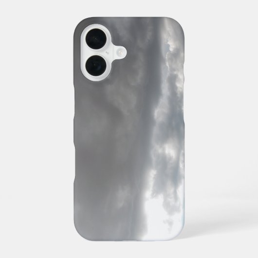 雲転がが入る iPhone 16ケース (裏面)