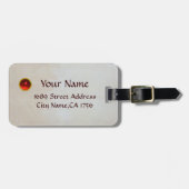 雲遊の上の天使のライラ ラゲッジタグ (正面横)