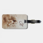 雲遊の上の天使のライラ ラゲッジタグ (裏面横)
