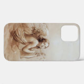 雲遊の上の天使のライラ Case-Mate iPhoneケース (裏面 (横))